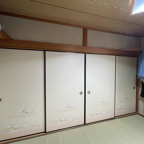 襖張替え工事